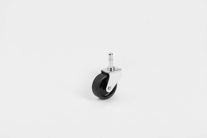 HTS Caster | Black Pin Caster In 50*20mm-Swivel Casters- Furniture Caster