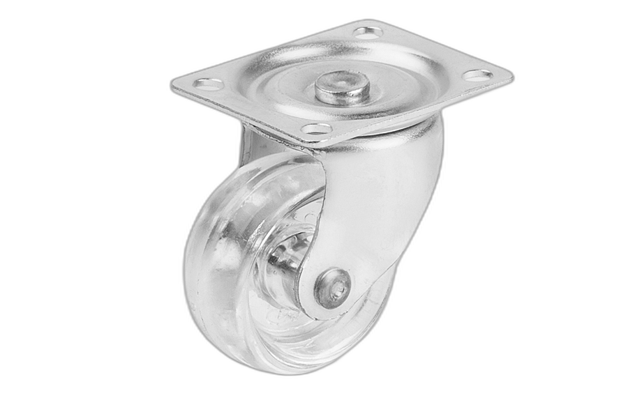 HTS Caster | 32mm Transparent Disc Caster-Small Caster-Furniture Caster