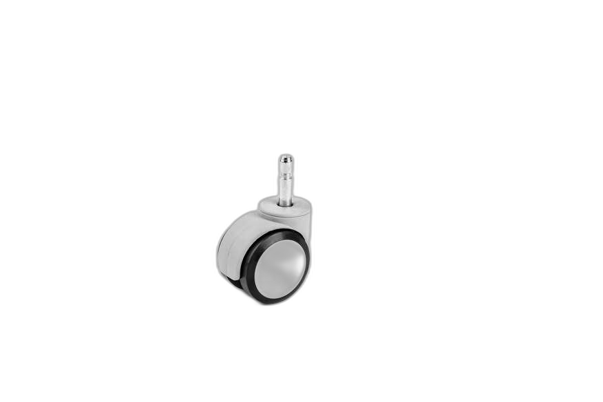 HTS Caster | Grey Thin Pin Caster In 50mm, Office Furniture Caster