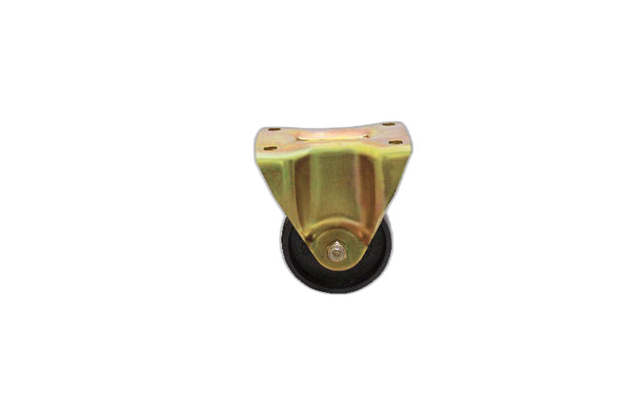 HTS Caster | Casted Pulley Fixed Caster In 125mm, Heavy Duty Caster Wheels