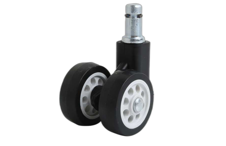 HTS Caster | Double Pulley Office Chair Caster with Pin D40mm