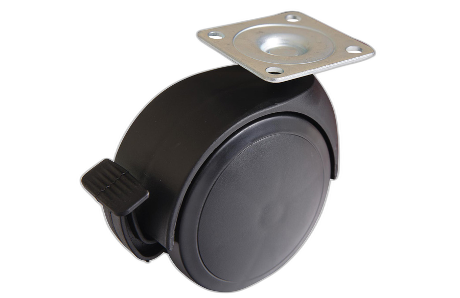 HTS Caster | Polypropylene Disc Wheels and Castors With Brake,Furniture Caster