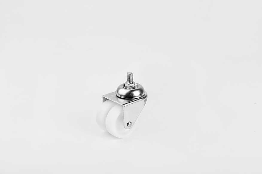 HTS Caster | 50*20mm Polyamide Double Pulley Screwed Furniture Caster