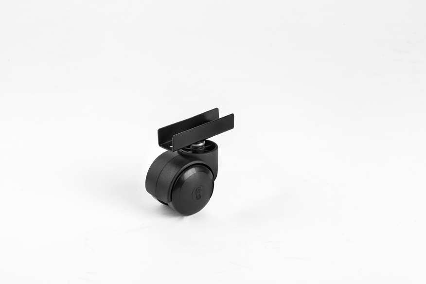 HTS Caster | Buro Type Long U Disc Caster – Furniture Caster and Wheels