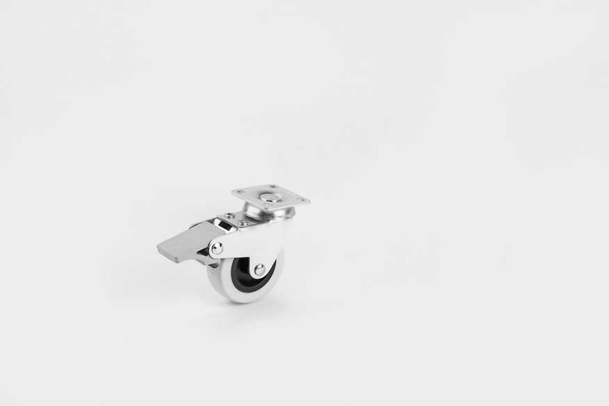 HTS Caster | Economic Disc Furniture Caster With Brake In 50mm
