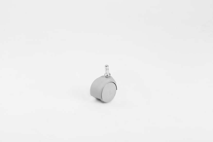 HTS Caster | Plastic Small Grey Pin Caster- Furniture Caster And Wheels